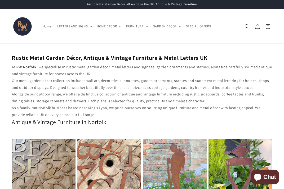 Rwnorfolk homepage screenshot