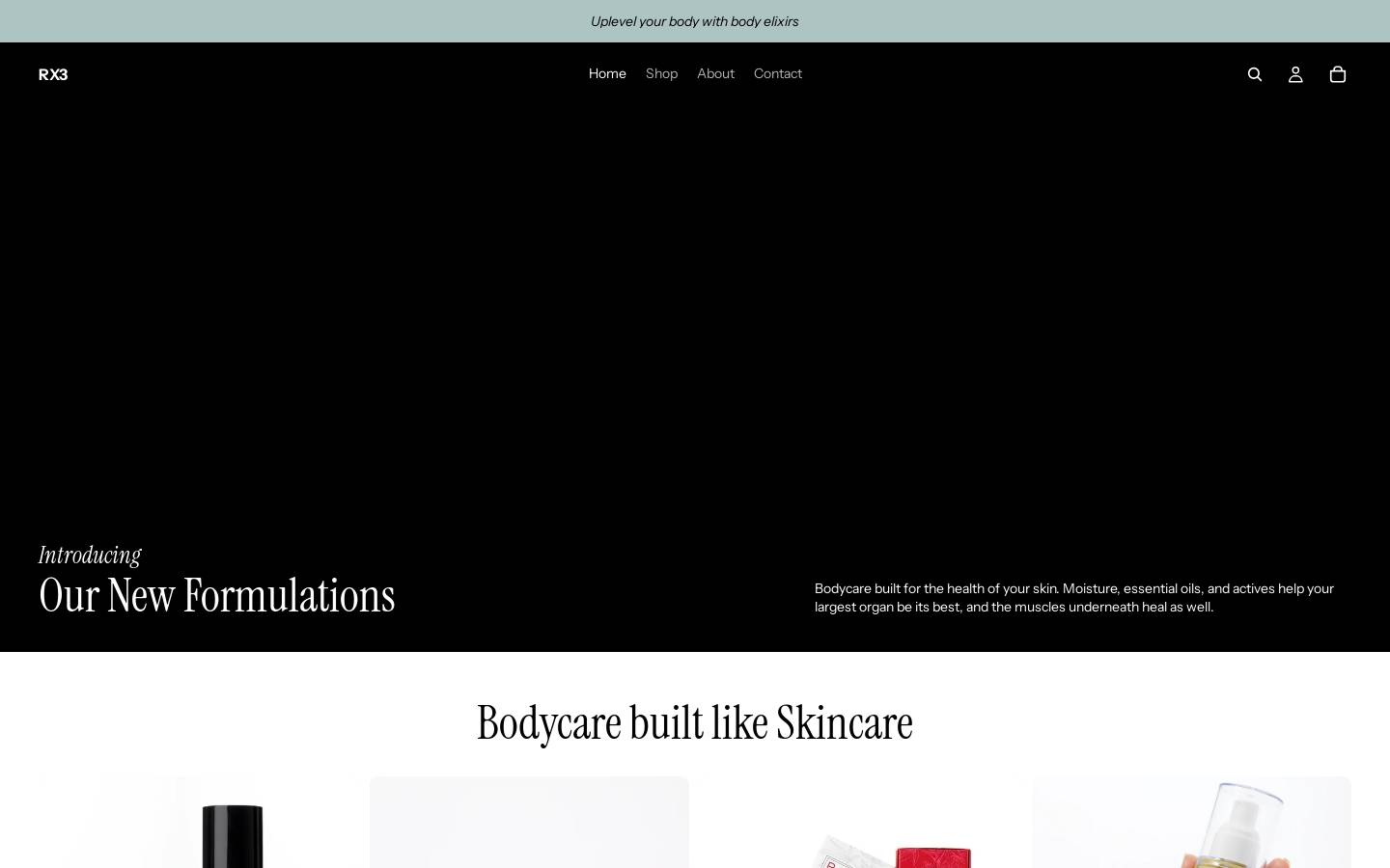 rx3.me homepage screenshot