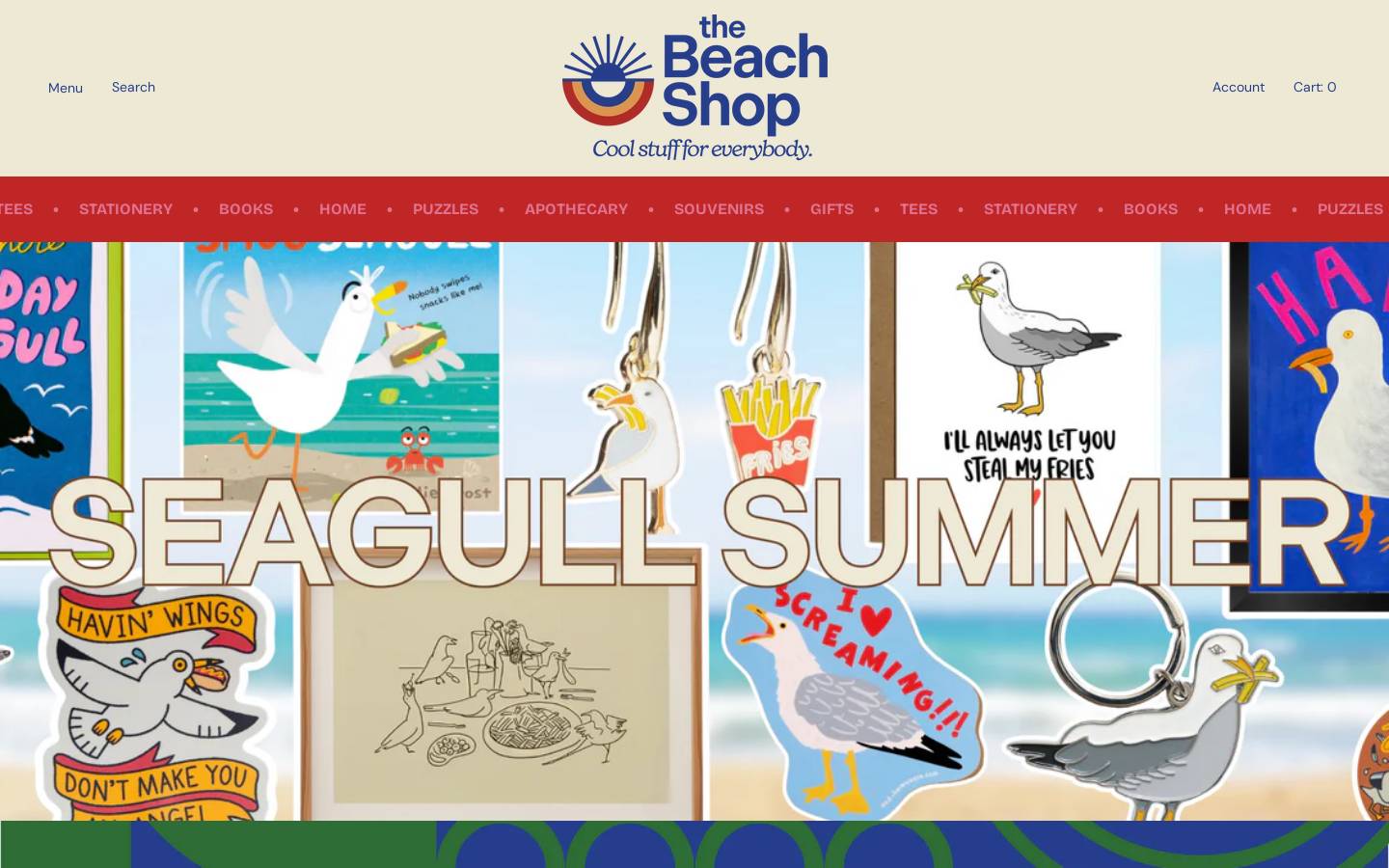 ryansbeachstore.com homepage screenshot