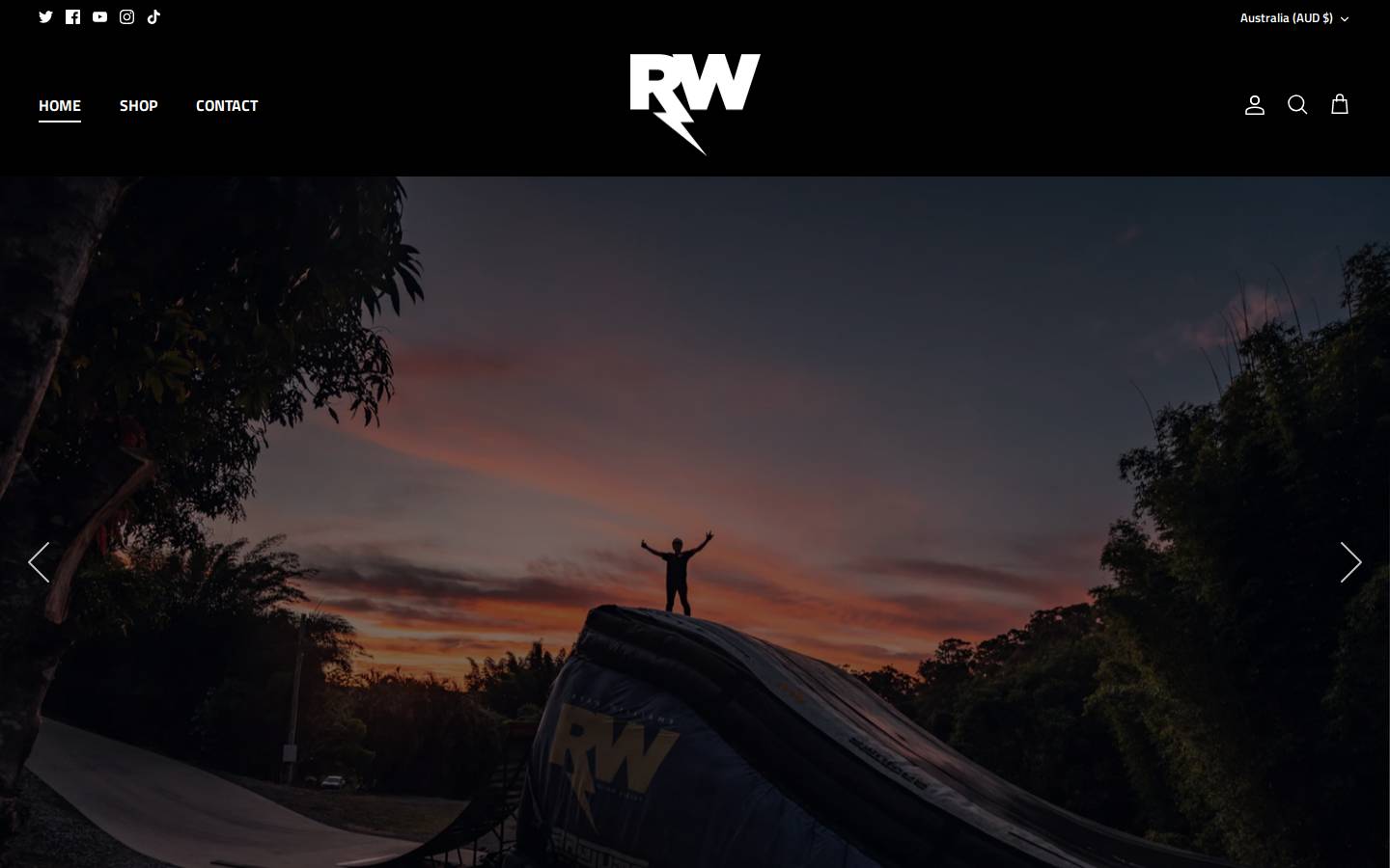 ryanwilliams.com.au homepage screenshot