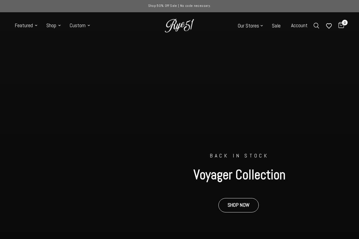 Rye 51 homepage screenshot