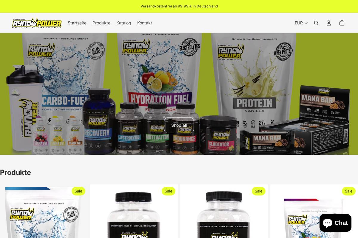 rynopower-germany.com homepage screenshot