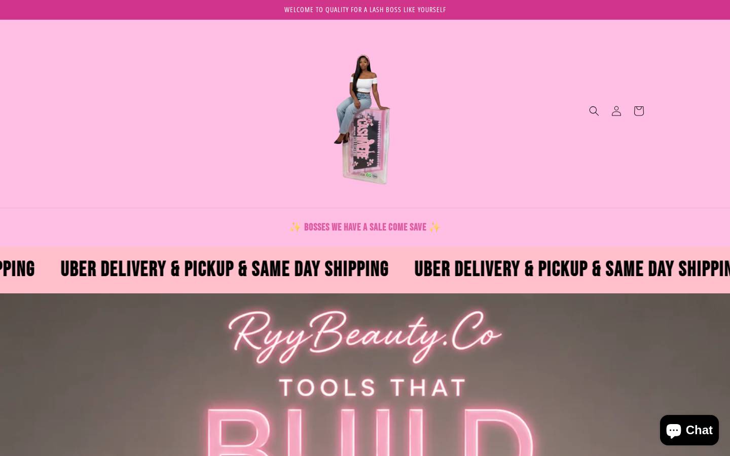ryybeauty.co homepage screenshot