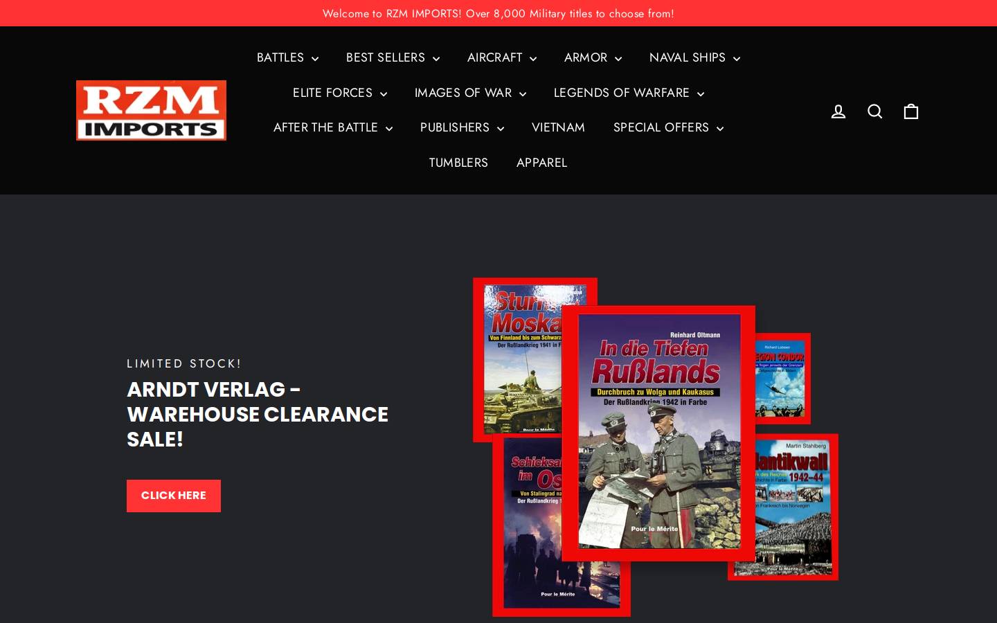 rzm.com homepage screenshot