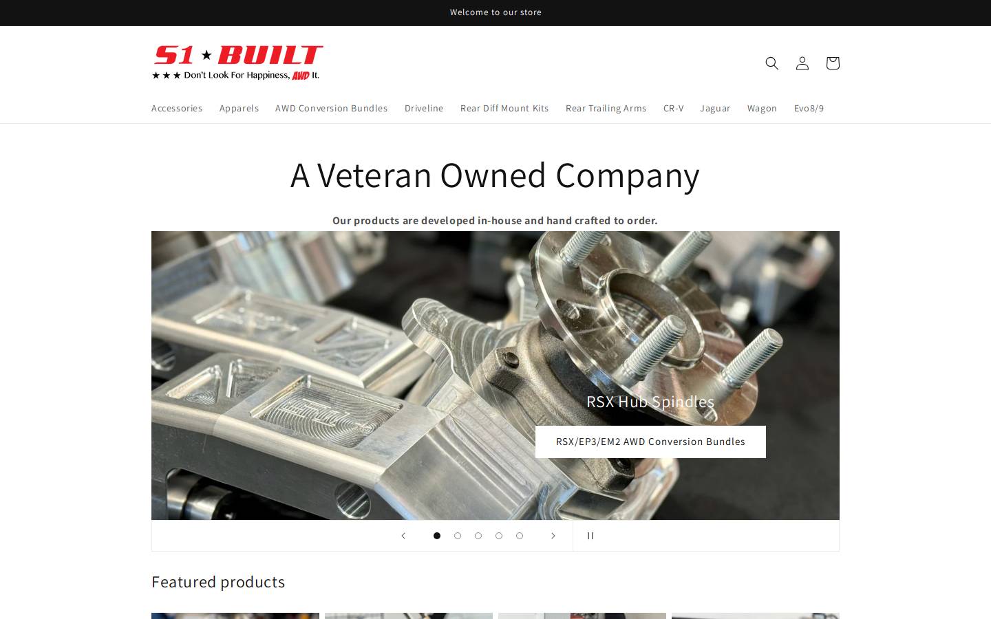 s1built.com homepage screenshot