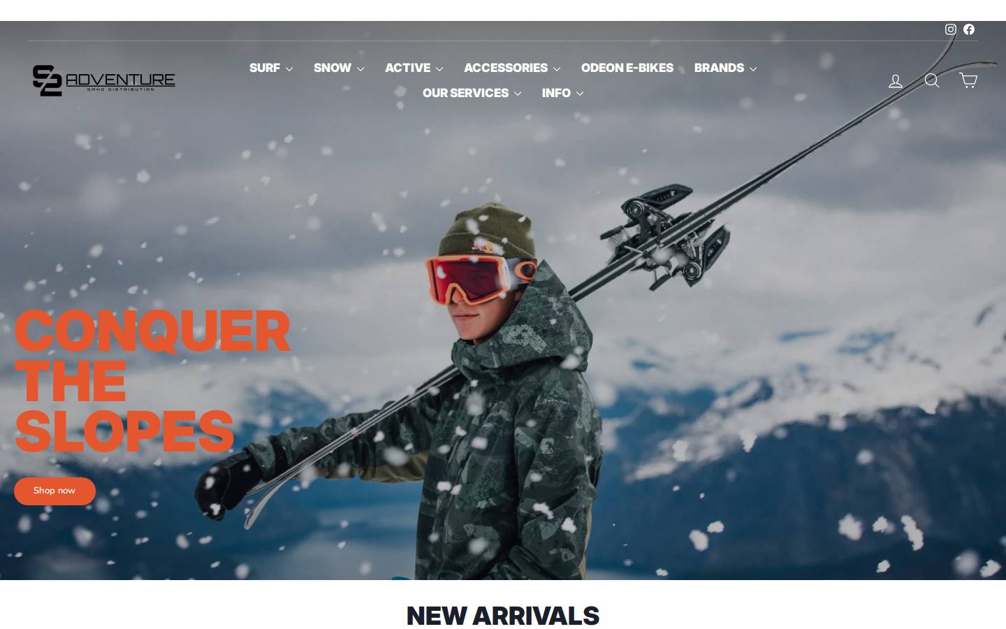s2adventure.com.au homepage screenshot