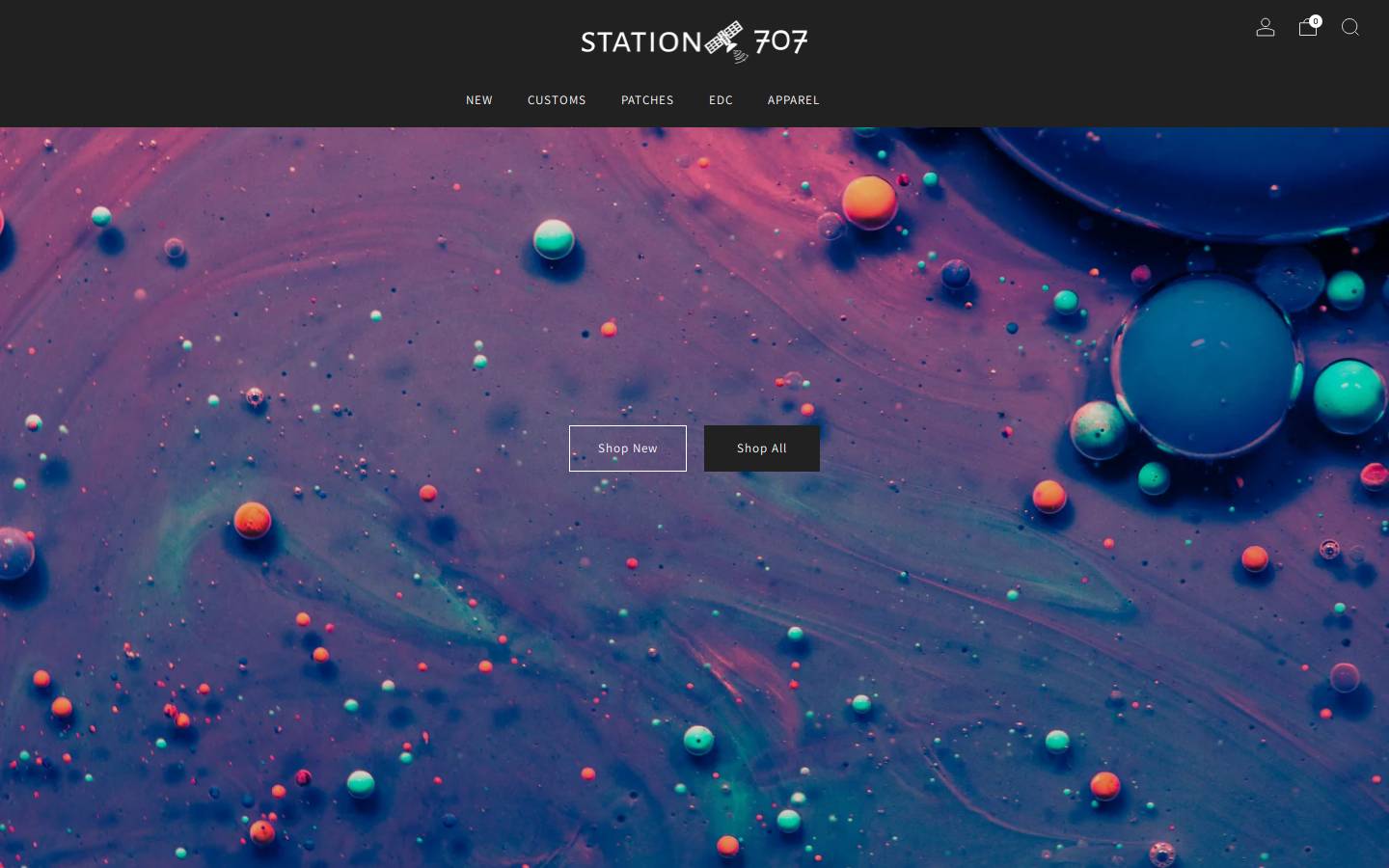 s707.com homepage screenshot