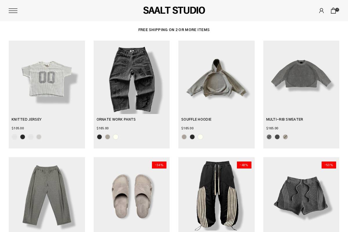 saaltstudio.com homepage screenshot