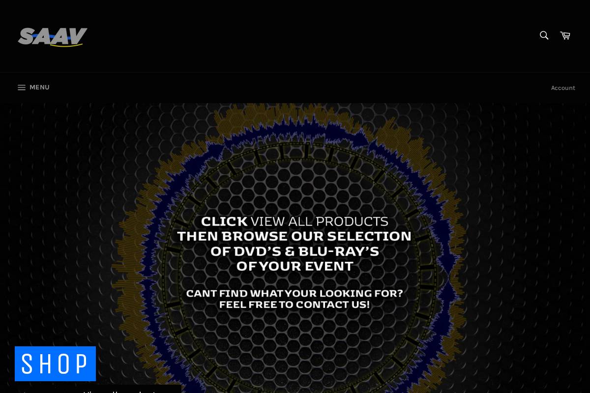 saav.tv homepage screenshot