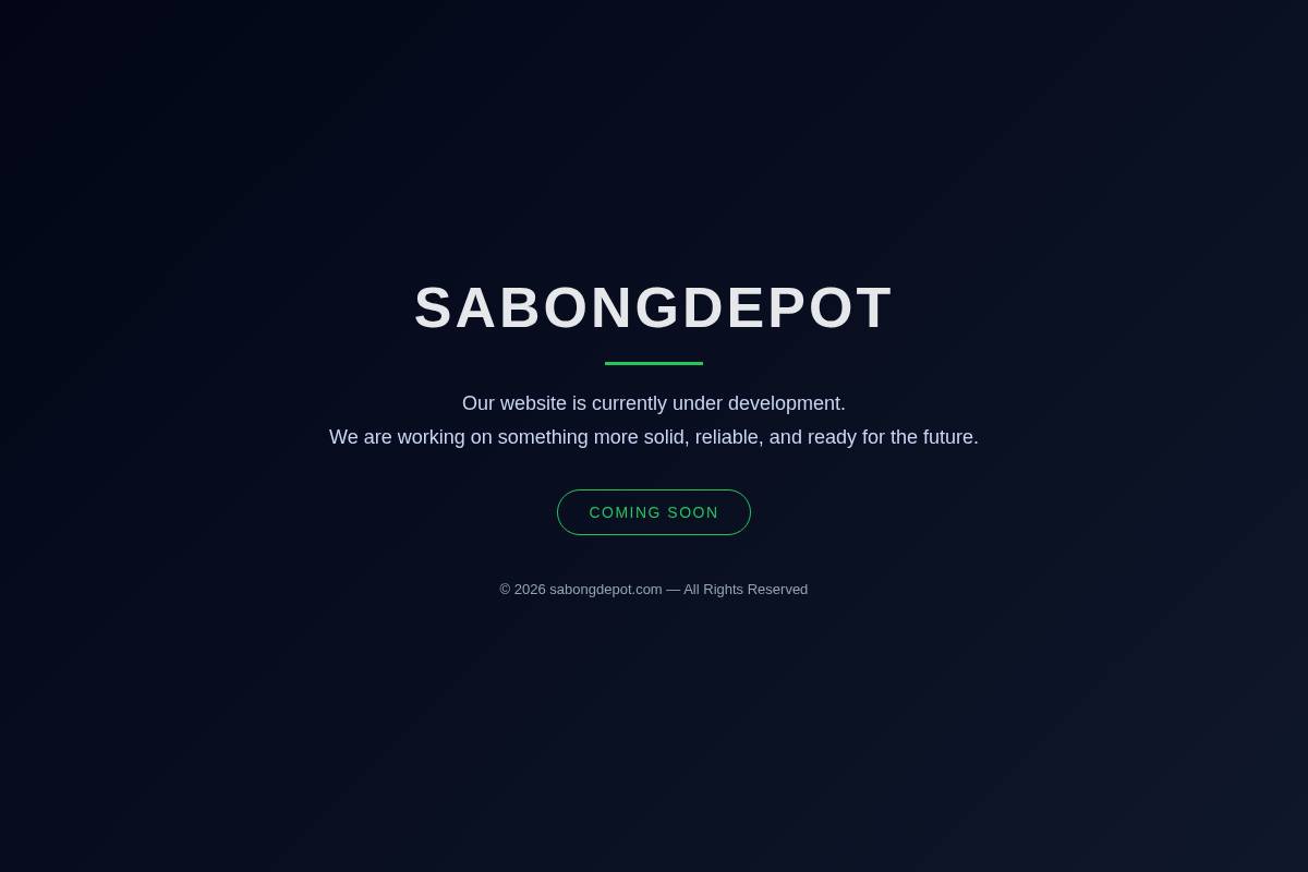 sabongdepot.com homepage screenshot