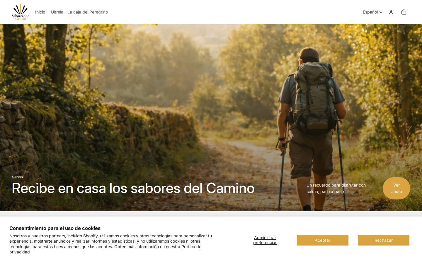 saboreandogalicia.com homepage screenshot