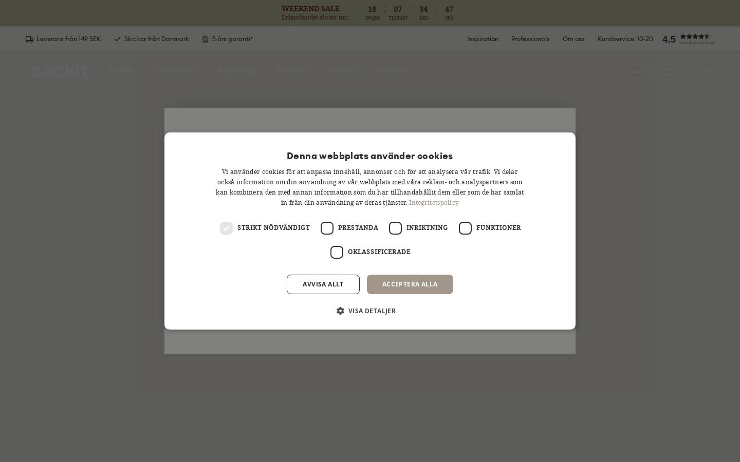 SACKit.se homepage screenshot