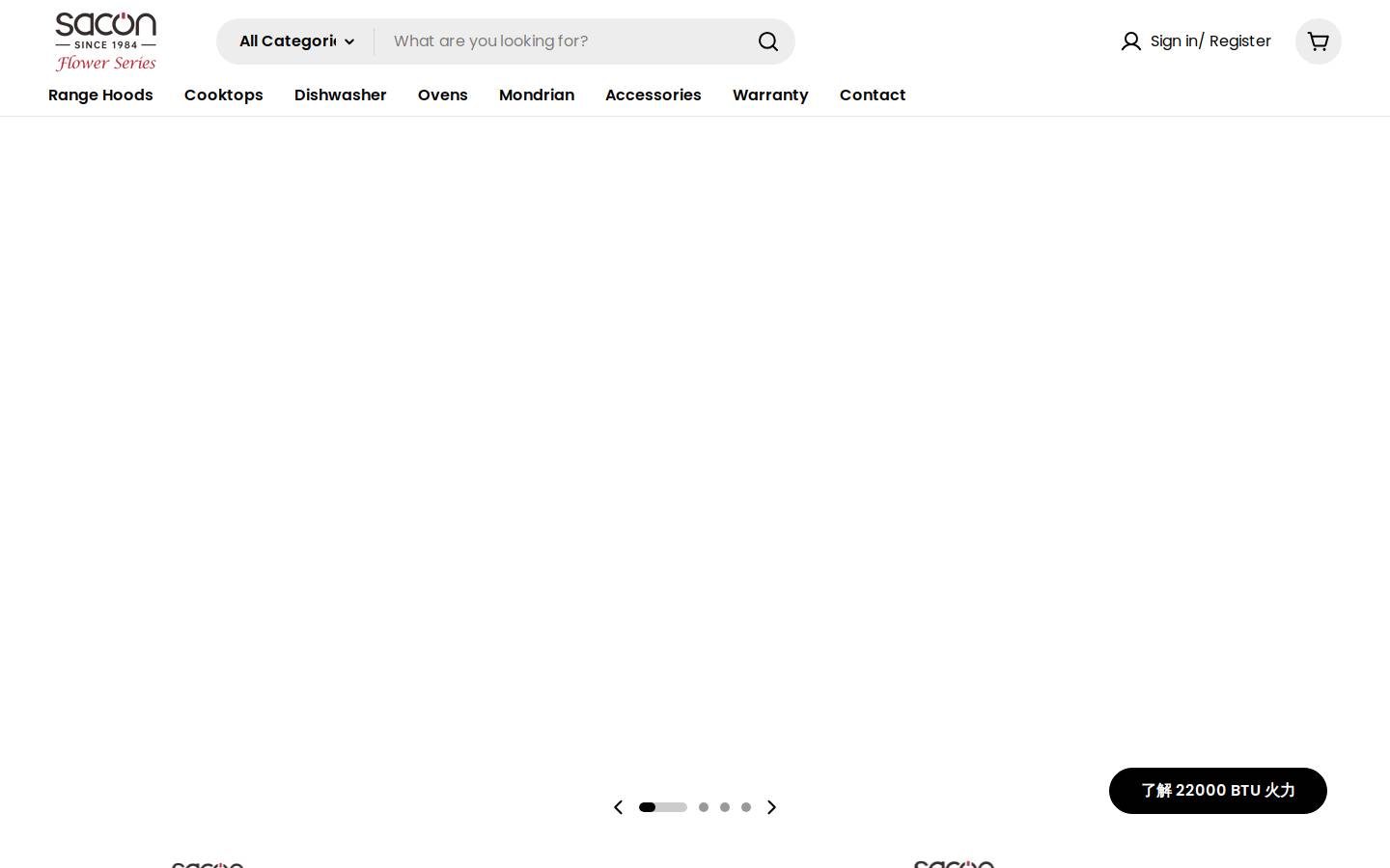 sacon-america.com homepage screenshot