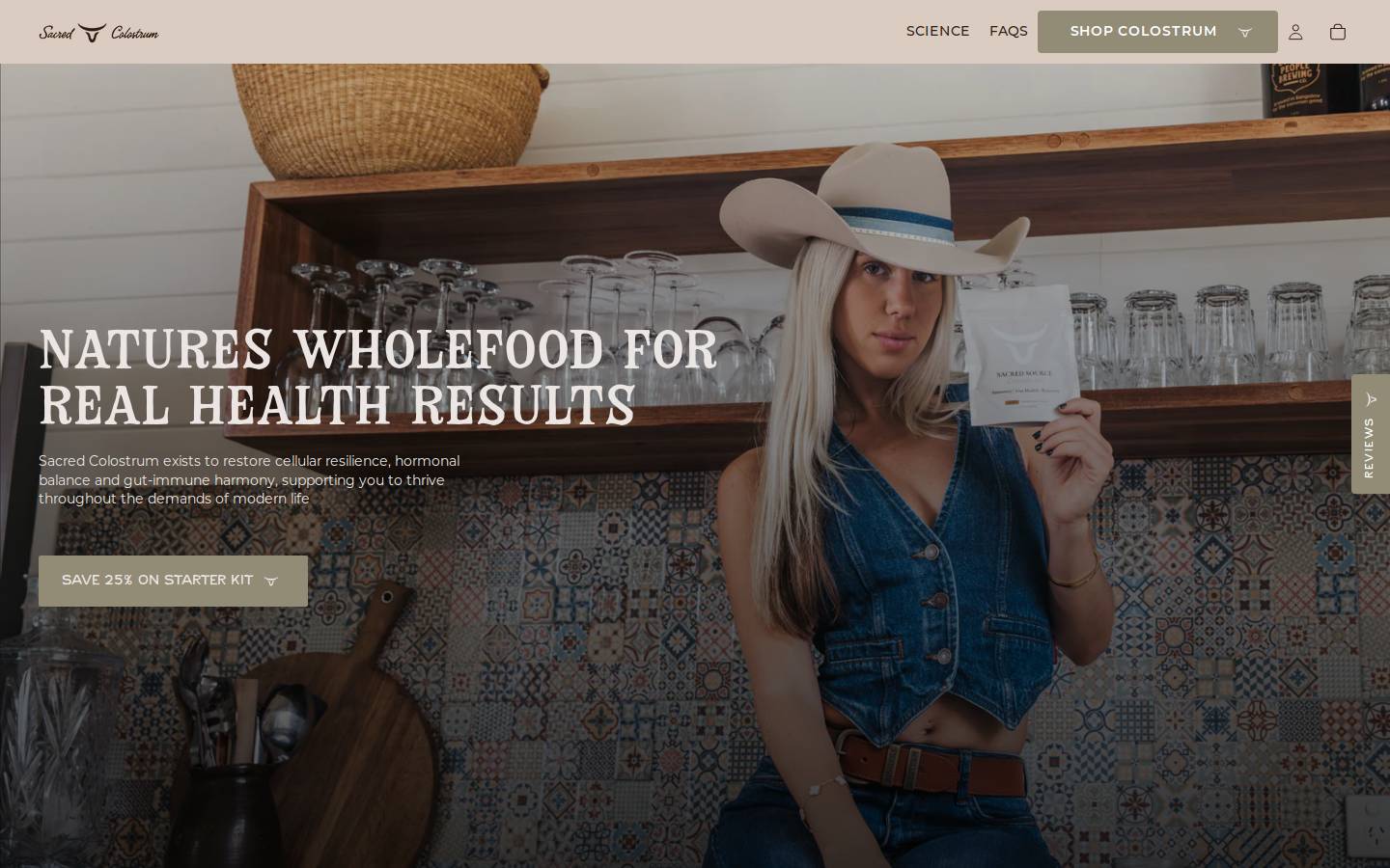 sacredsource.life homepage screenshot