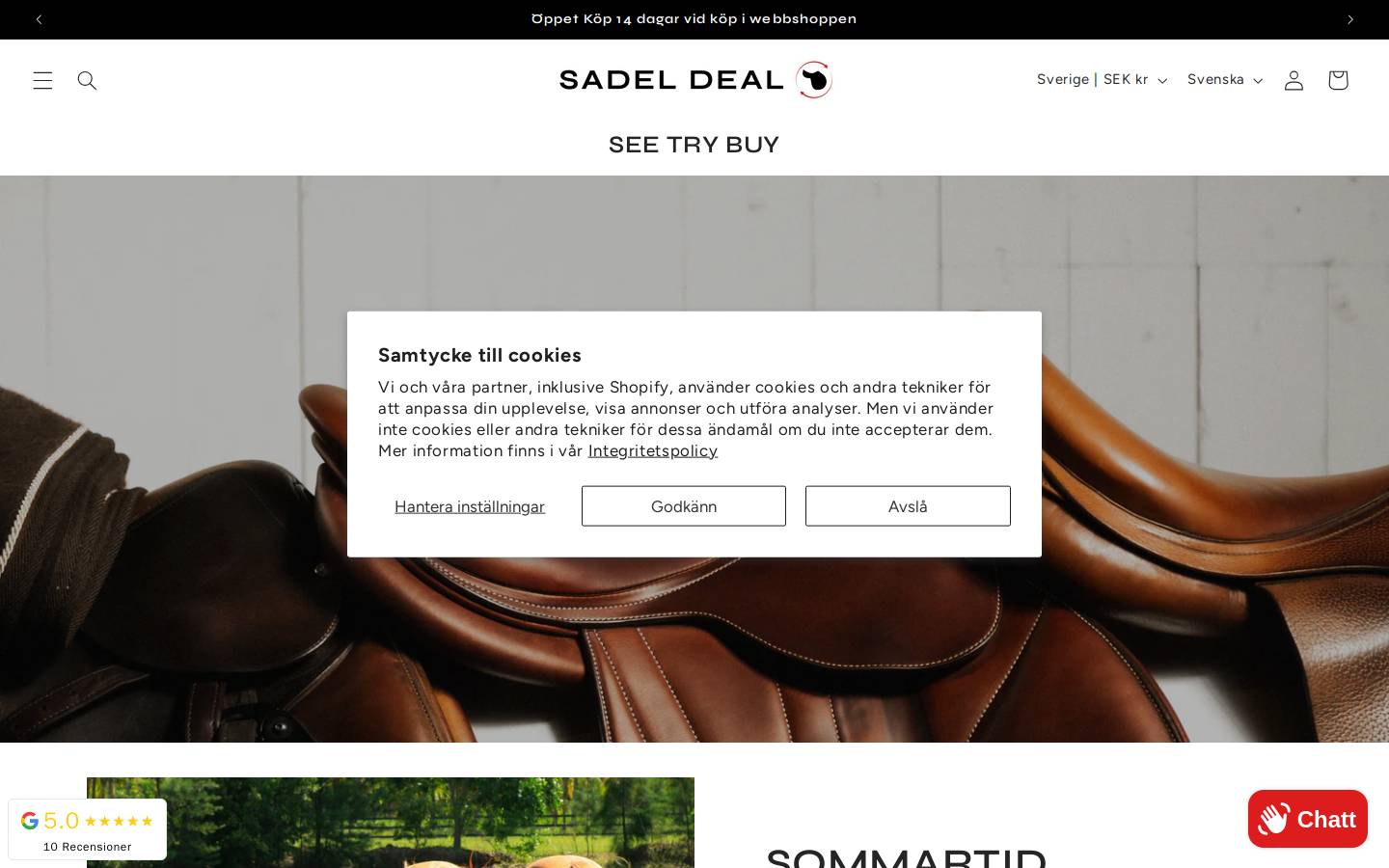 saddledeal.com homepage screenshot