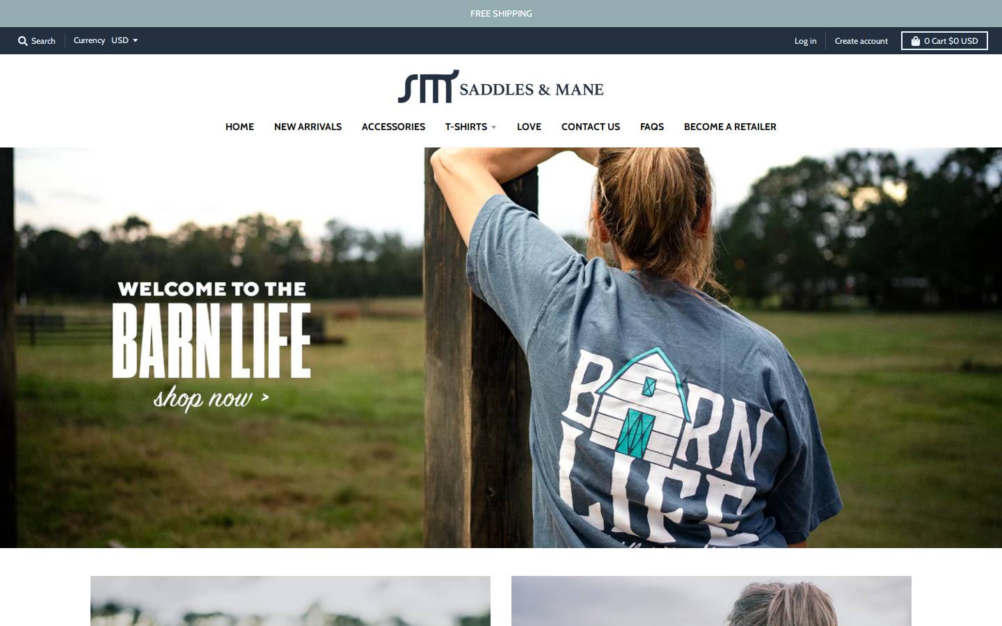 saddlesmane.com homepage screenshot