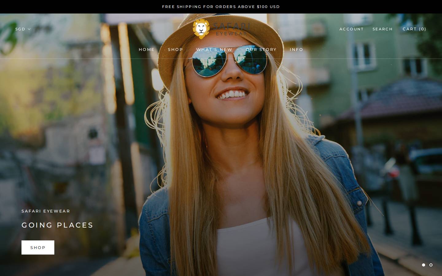 SAFARI.COM homepage screenshot