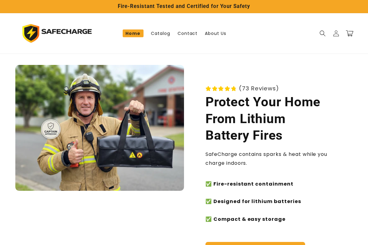 SafeCharge homepage screenshot