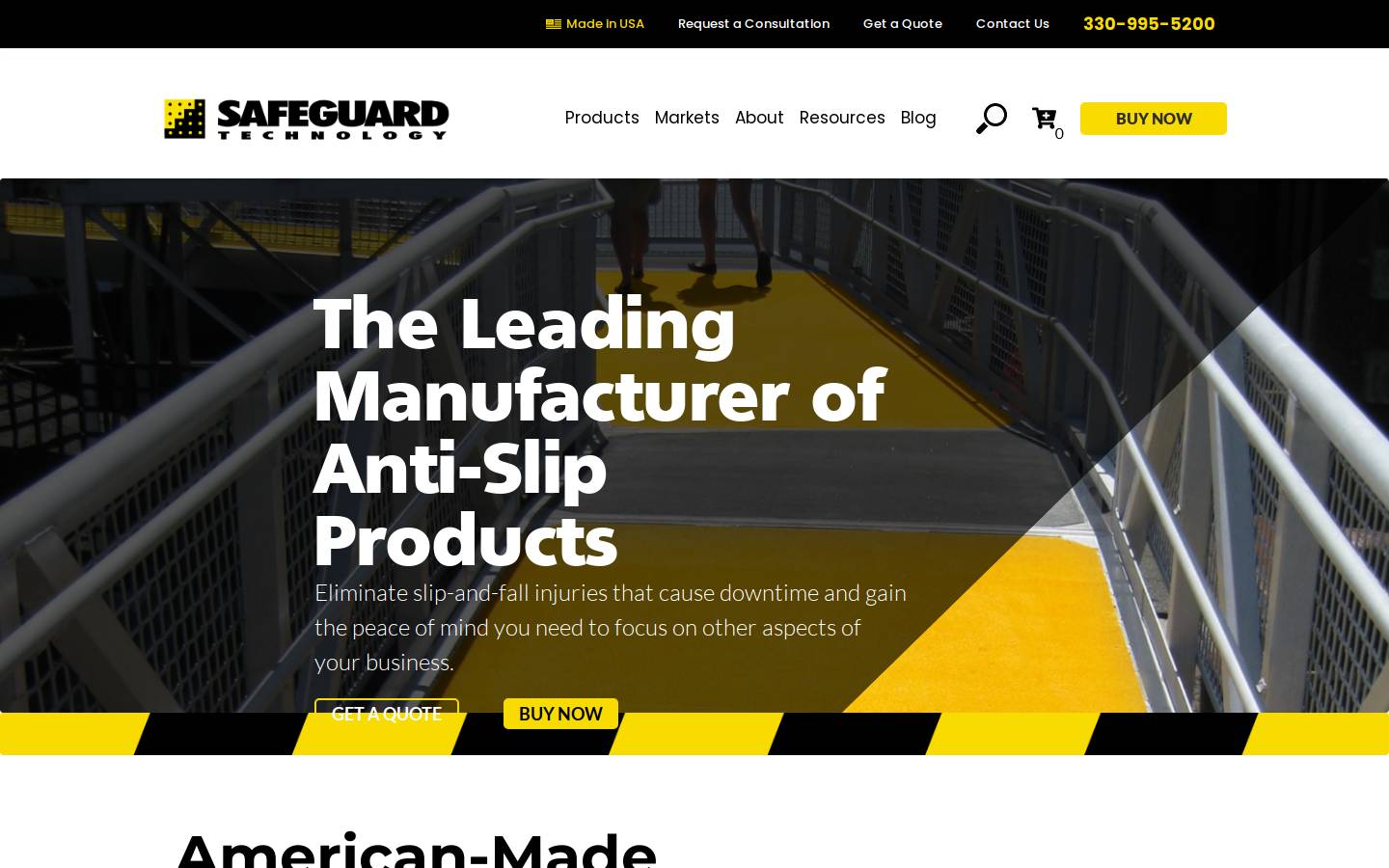 Safeguard Technology homepage screenshot