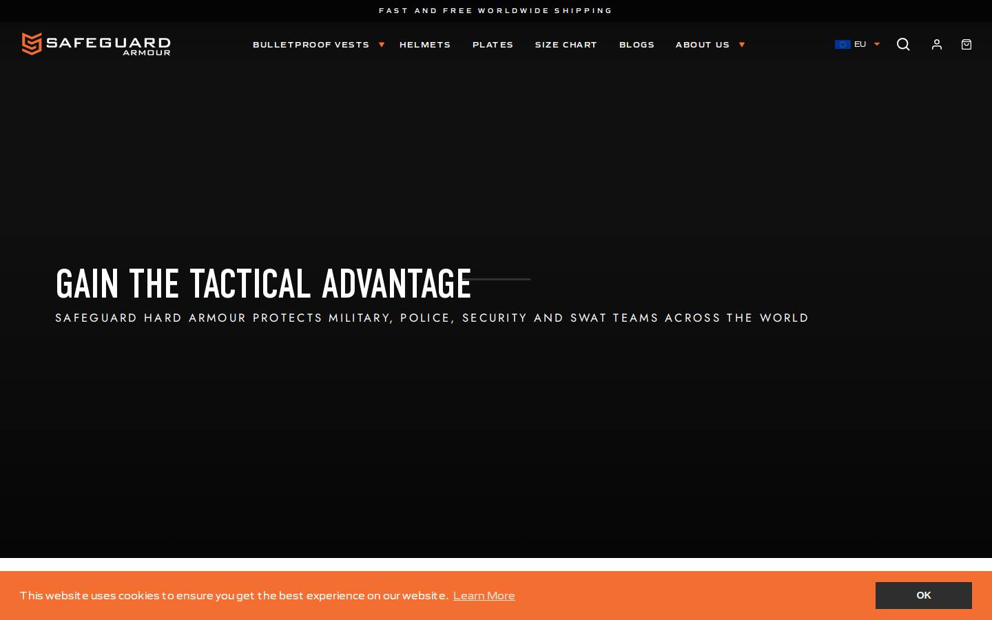 safeguardarmour.de homepage screenshot