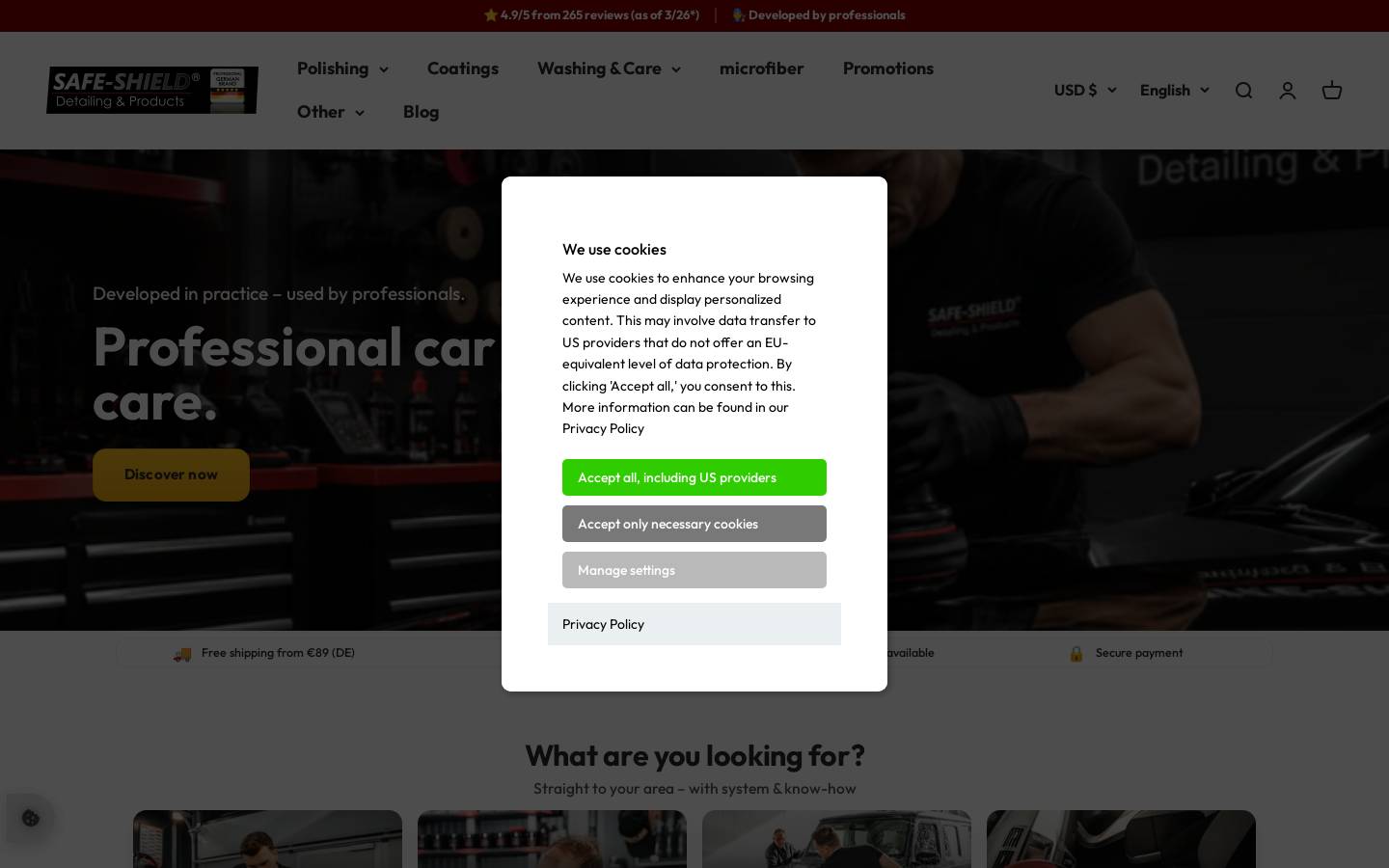 safeshield.us homepage screenshot