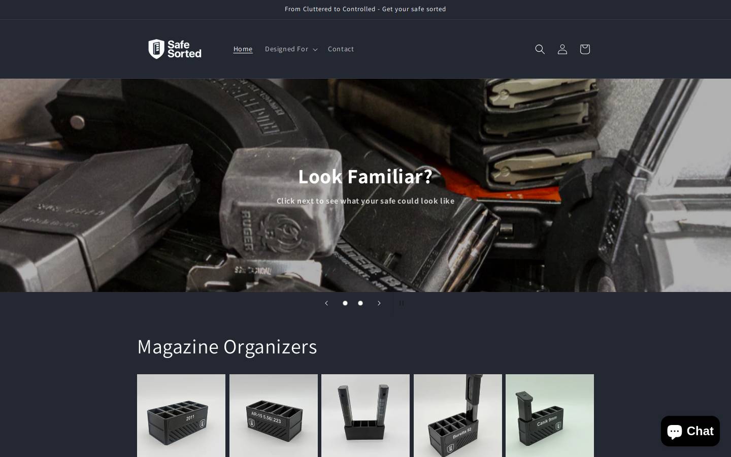 safesorted.com homepage screenshot