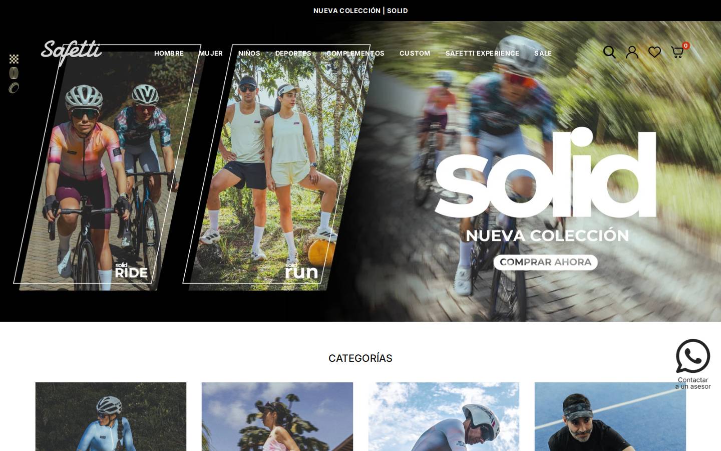 safetti.com homepage screenshot
