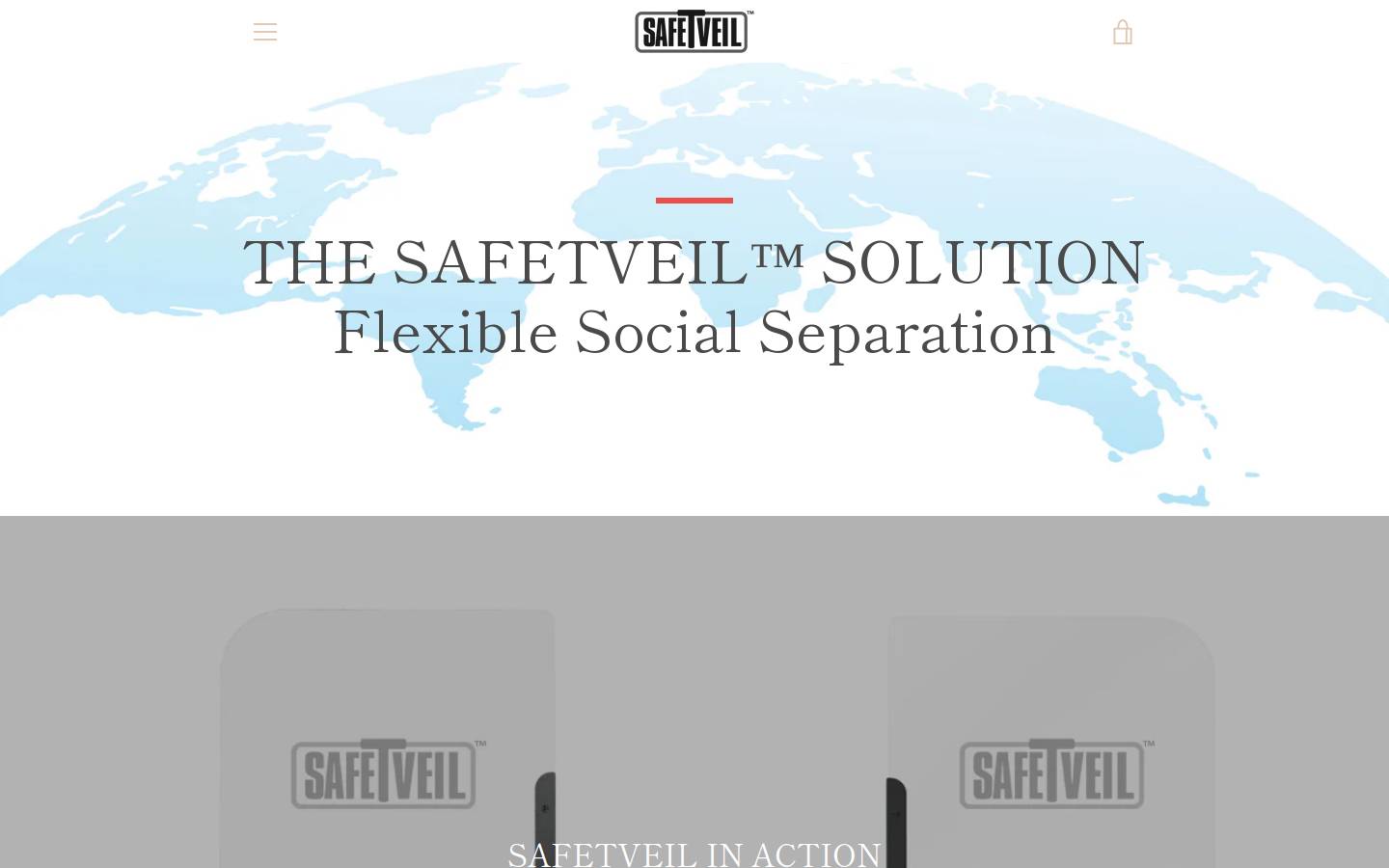 safetveil.com homepage screenshot