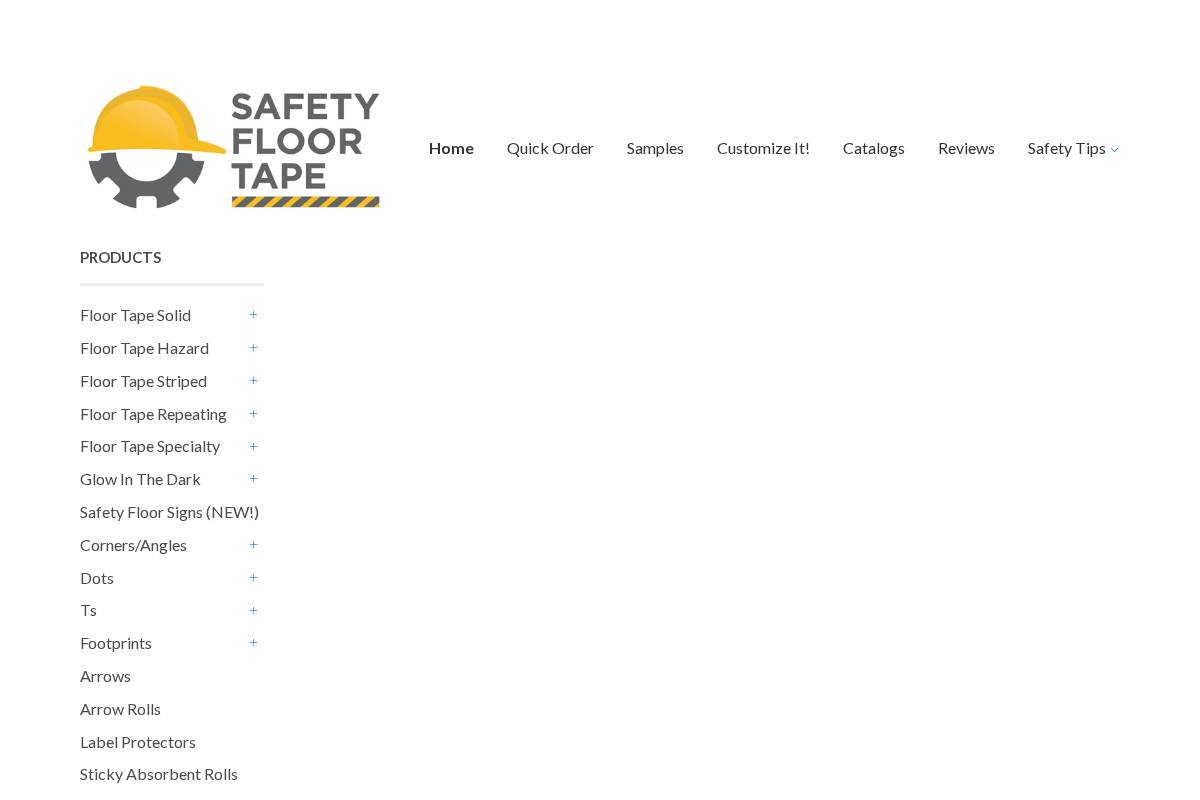 safetyfloortape.com homepage screenshot