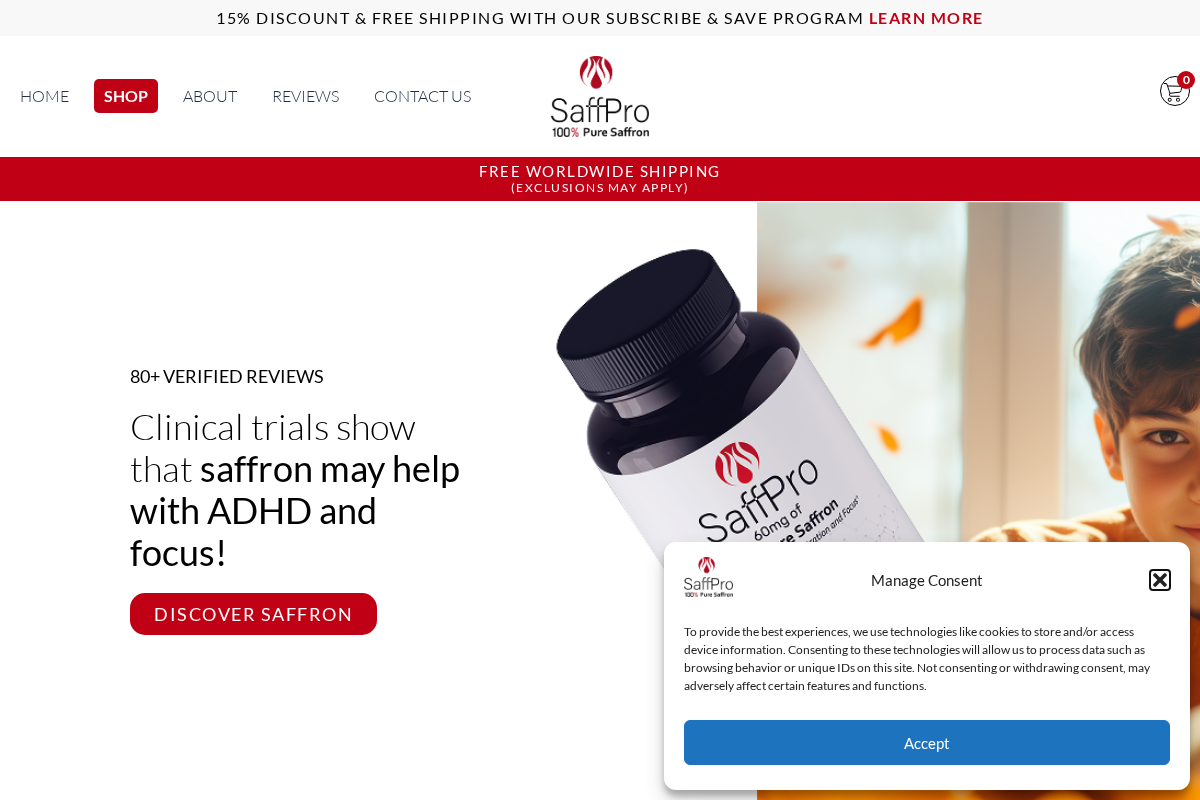 saffpro.com homepage screenshot