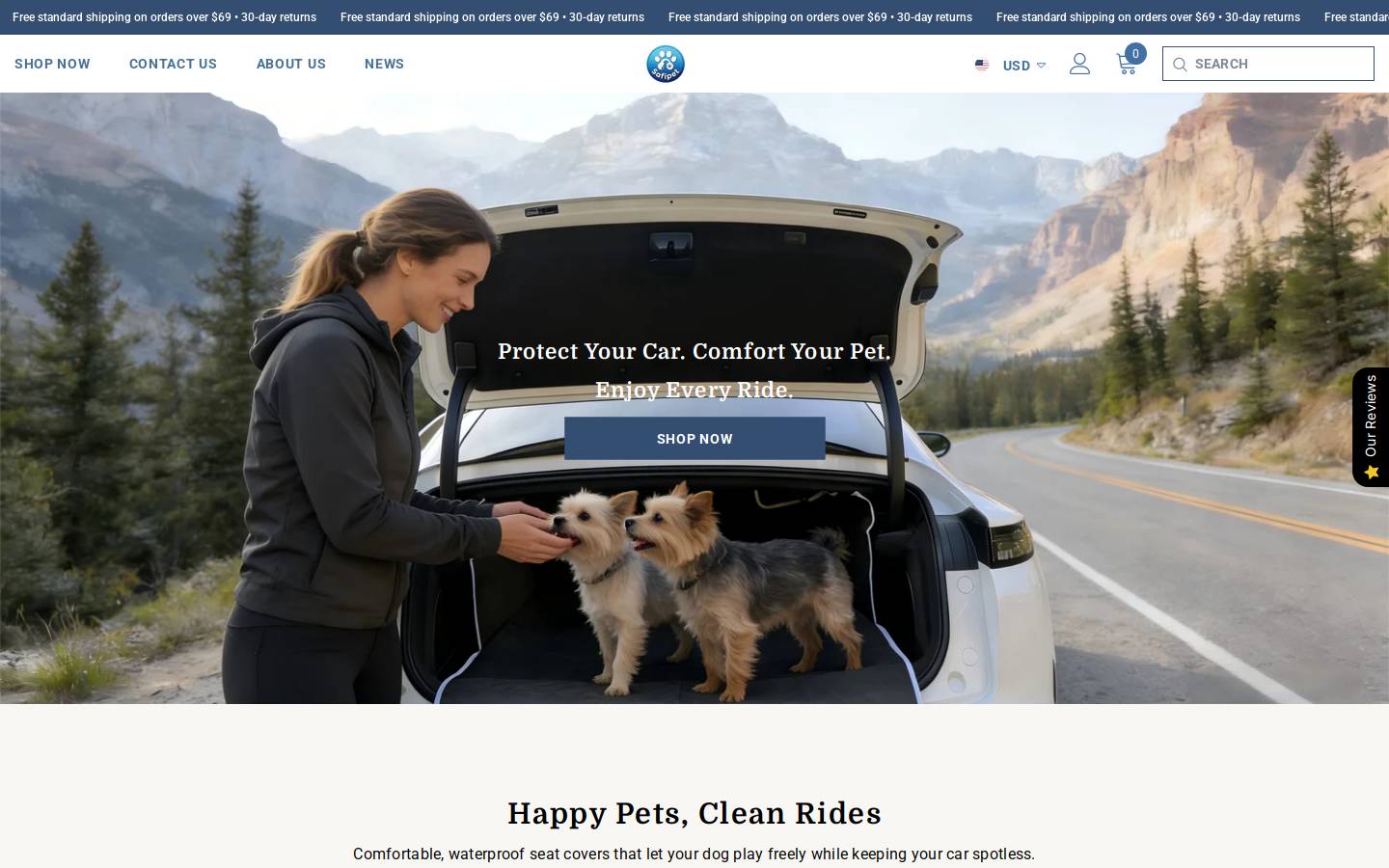 safipet.com homepage screenshot