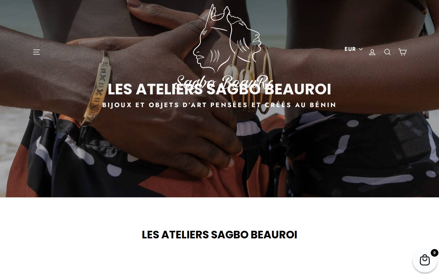 sagbobeauroi.com homepage screenshot