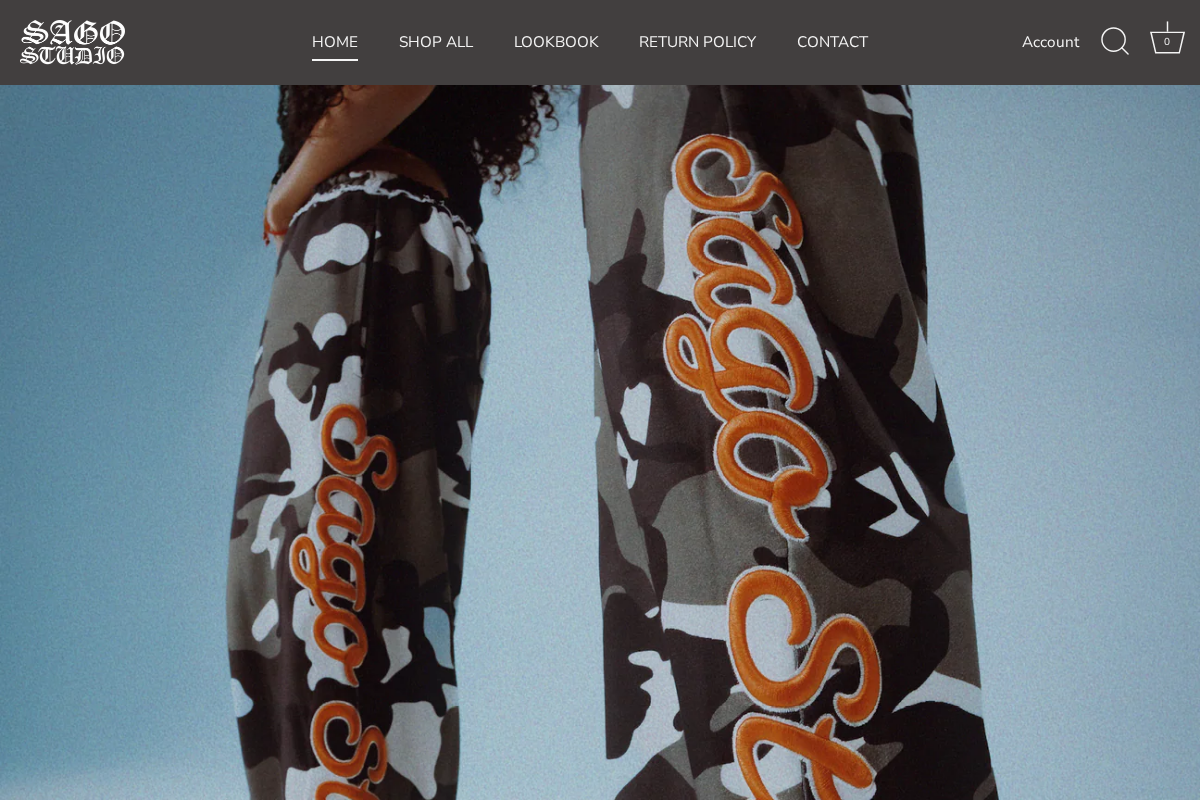 SAGO STUDIO homepage screenshot