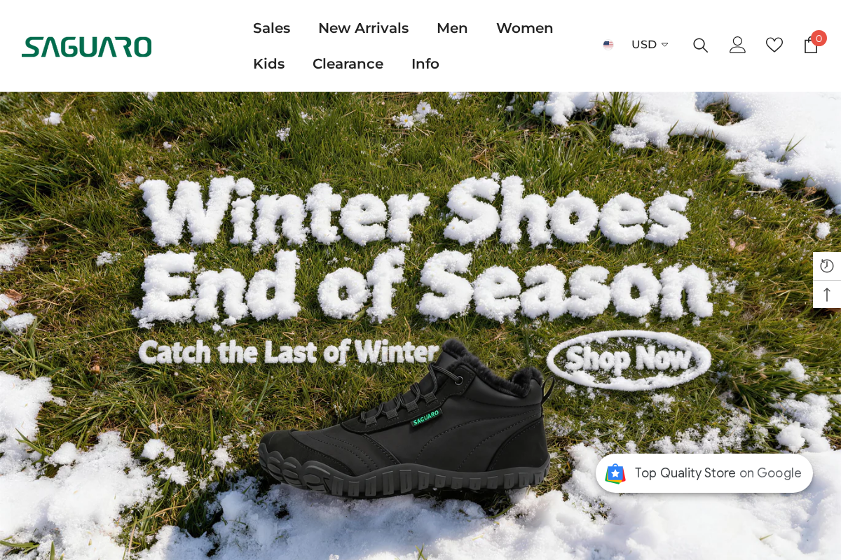 SAGUARO homepage screenshot