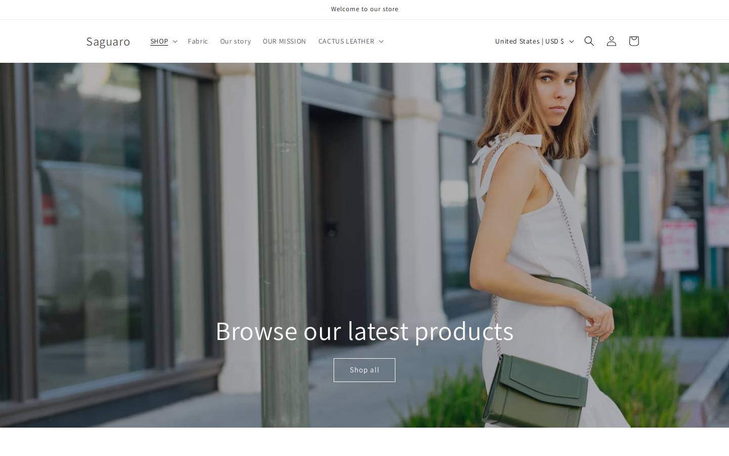 SAGUARO homepage screenshot