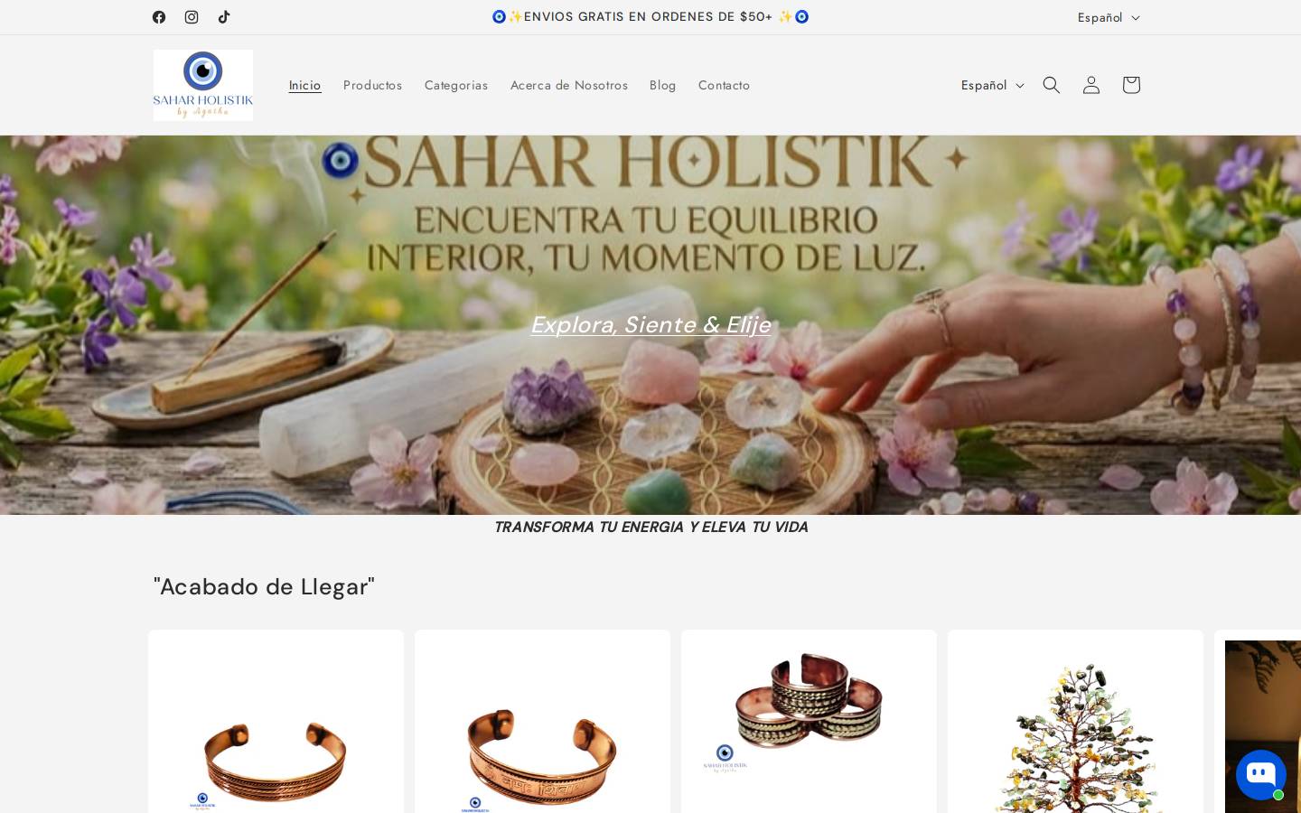 saharholistik.com homepage screenshot