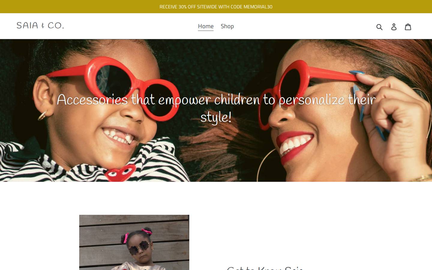 saiaandco.com homepage screenshot