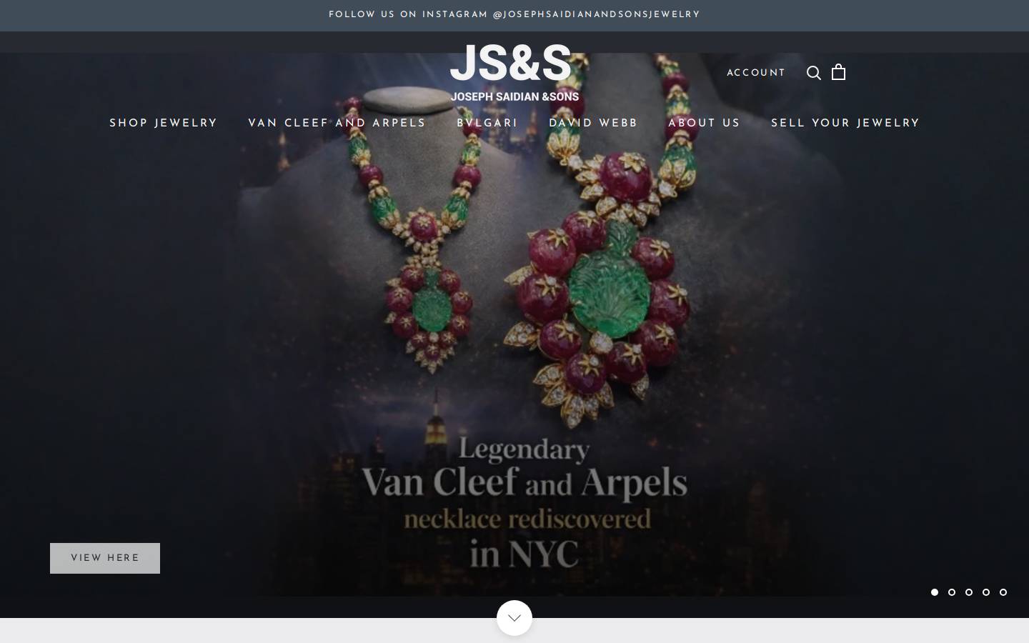 saidiansons.com homepage screenshot