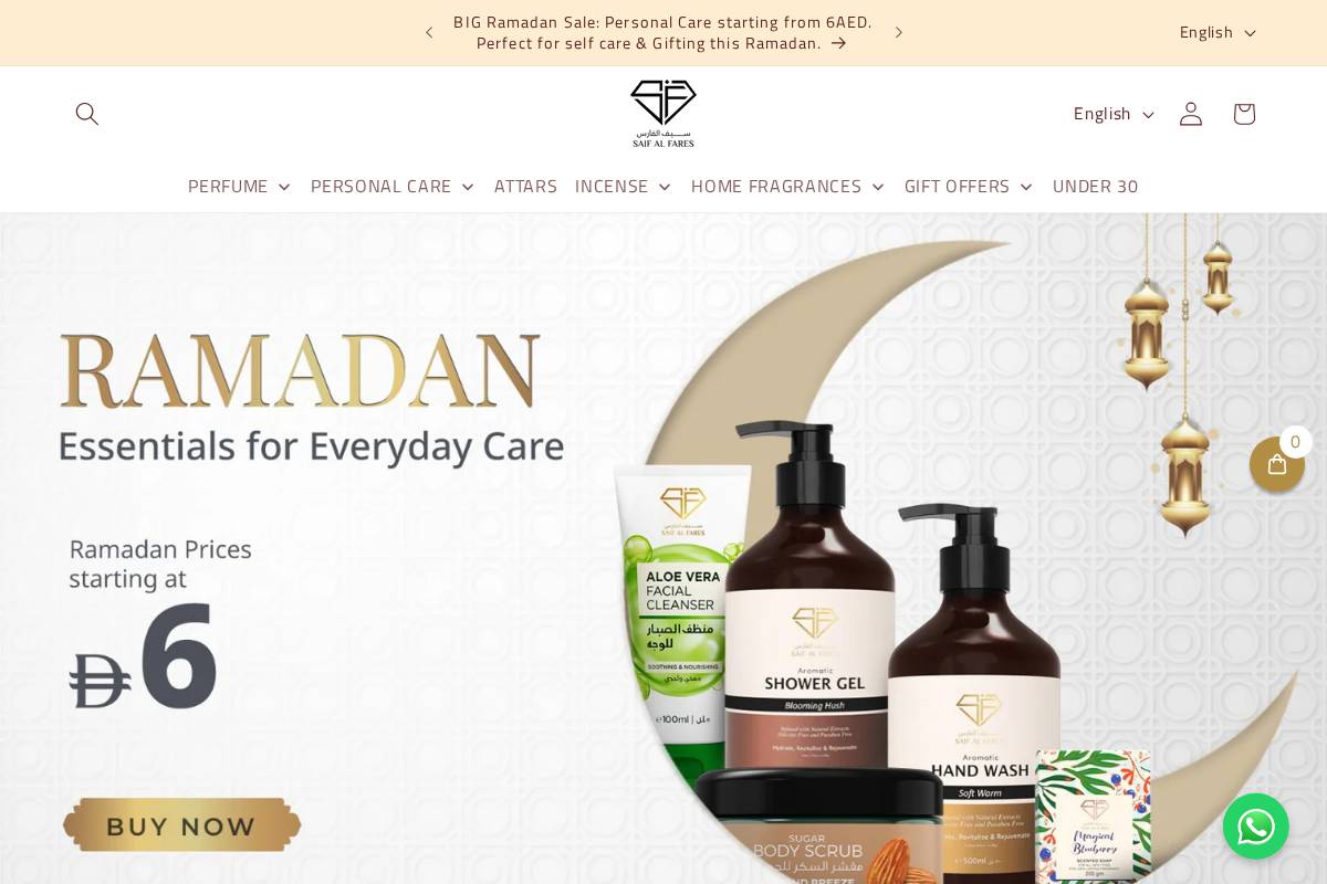 saifalfares.com homepage screenshot