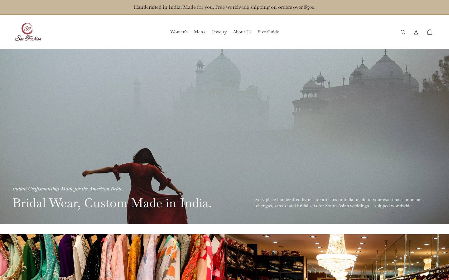 saifashion.com homepage screenshot