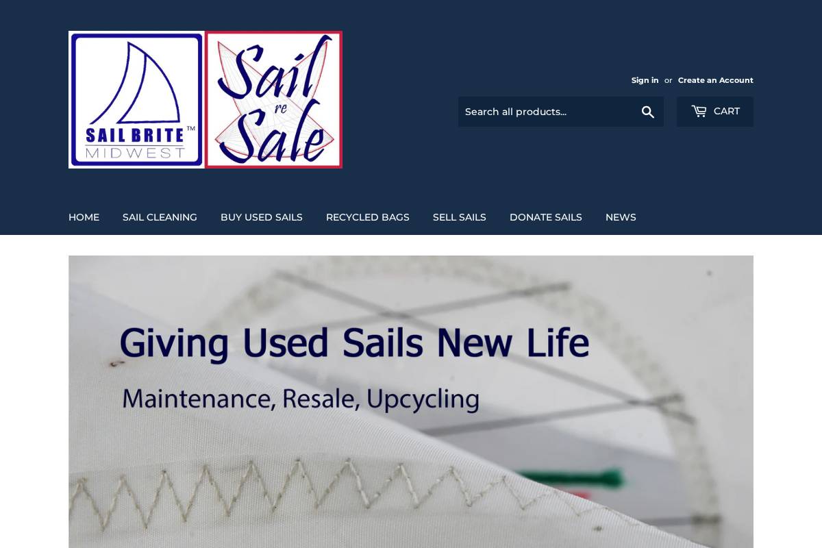 sailbritemidwest.com homepage screenshot