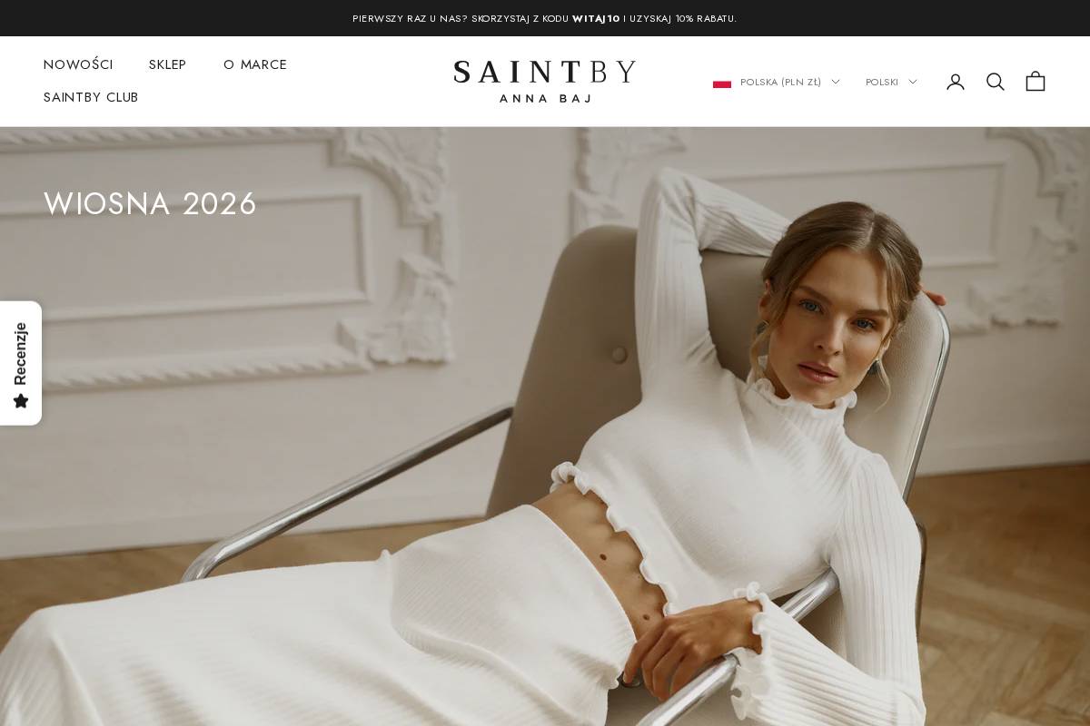 saintby.pl homepage screenshot