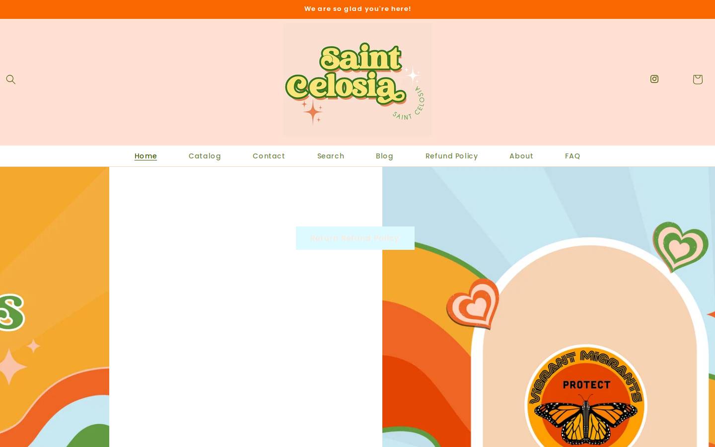 saintcelosia.com homepage screenshot