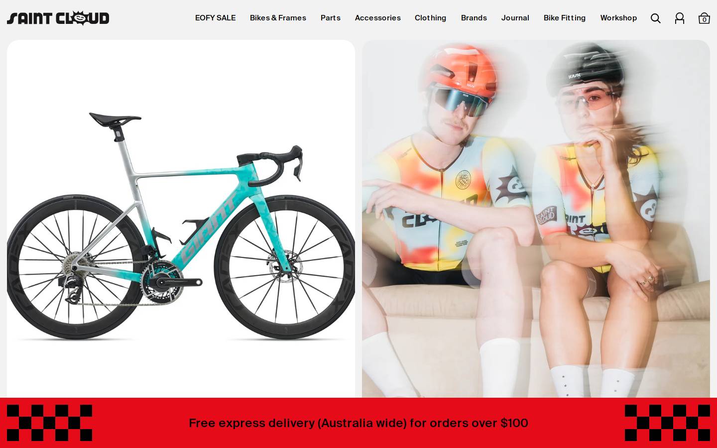 saintcloud.com.au homepage screenshot