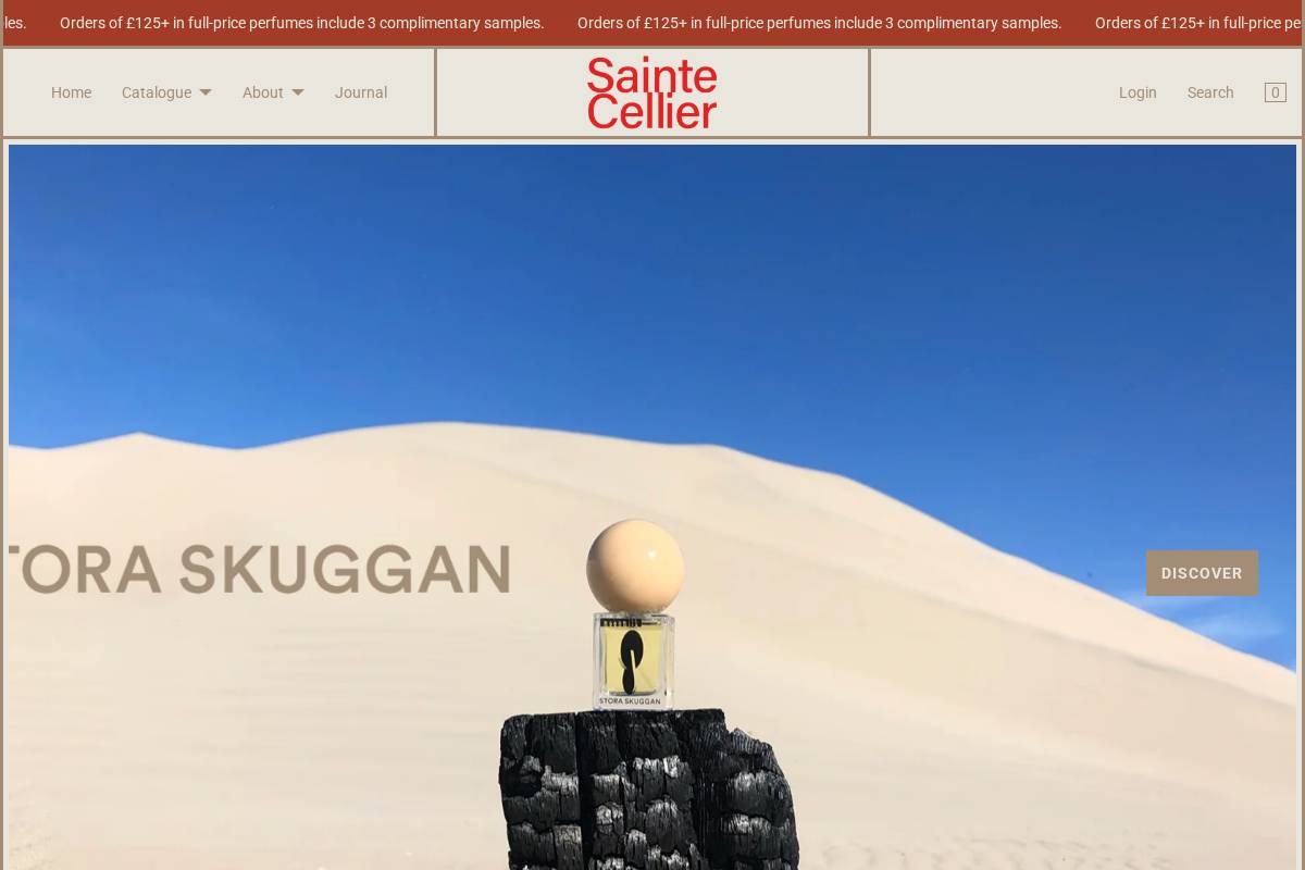 saintecellier.com homepage screenshot