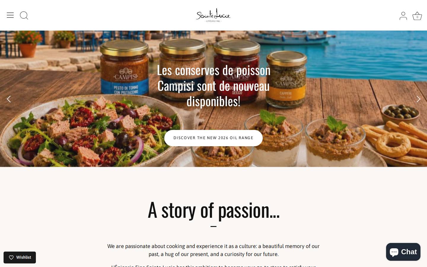 saintelucie.ch homepage screenshot