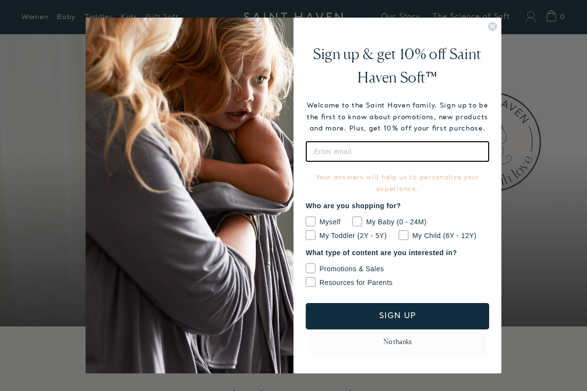 Saint Haven homepage screenshot