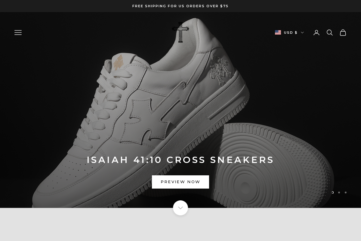 Saint Kaizen homepage screenshot