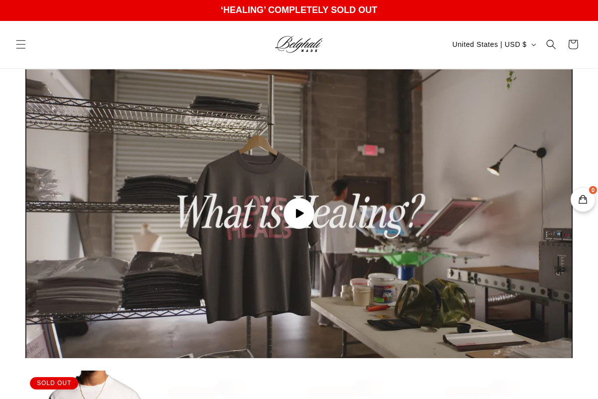 Belghali Made homepage screenshot