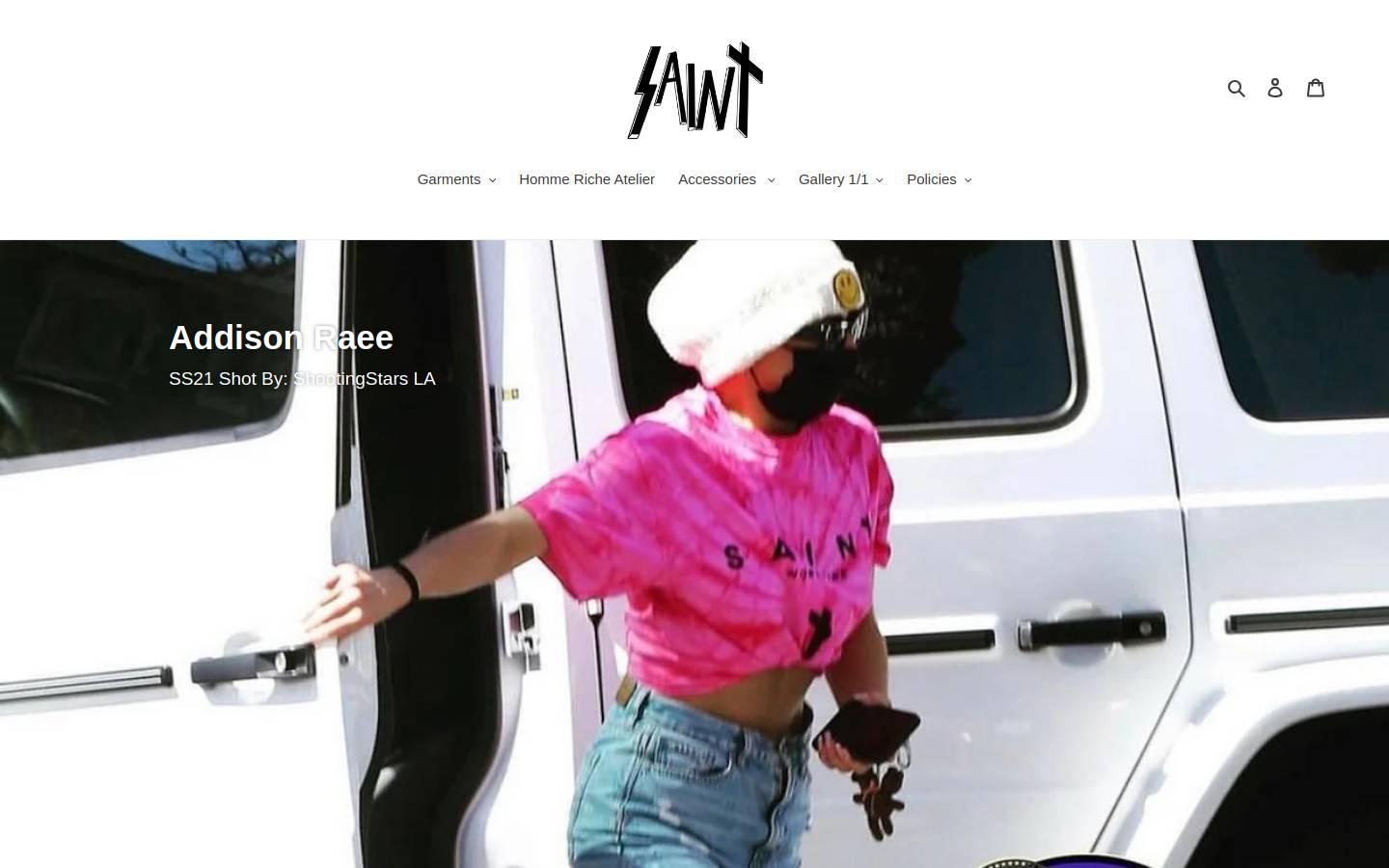saintworldwide.com homepage screenshot
